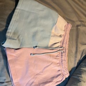 Color block shorts
